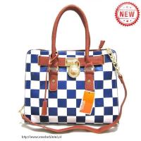 michael kors hamilton checkerboard medium blauw bakken Store Rotterdam 4c1py982